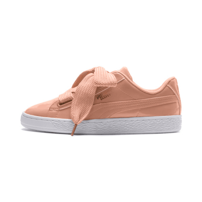 Puma Basket Heart Patent Womens Sneakers