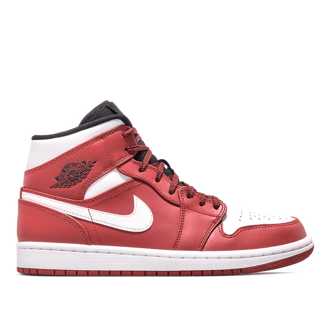 Nike Jordan 1 Mid Red White Black