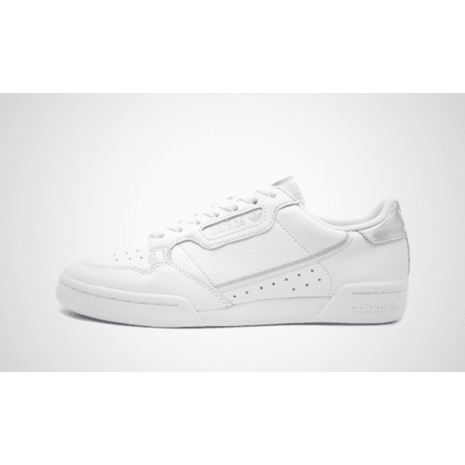 adidas Continental 80 Womens Metallics - White Silver