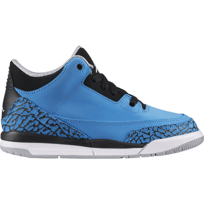  Nike Jordan 3 Retro Bp Dk Pwdr Blue/Wht-Blck-Wlf Gry