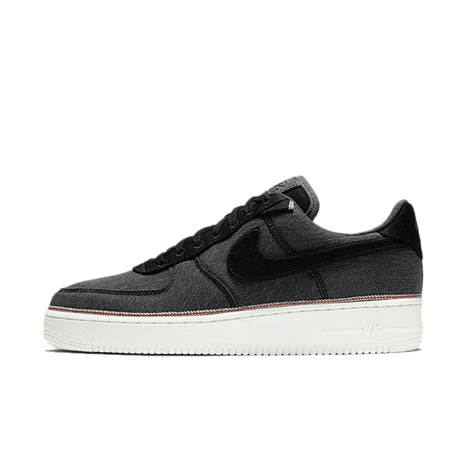 3x1 X Nike Air Force 1 '07 Premium 'Black Selvedge Denim'