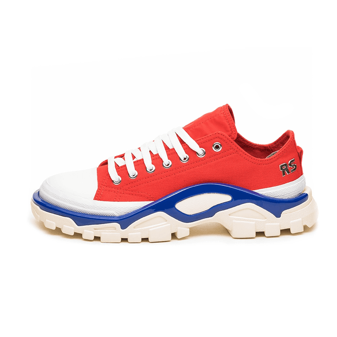 adidas x Raf Simons Detroit Runner (Red / Silver Metallic / Bold Blue)