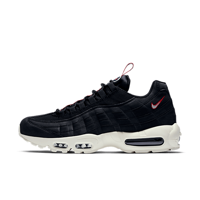 Nike Air Max 95 Tt, Black/Sail-Gym Red