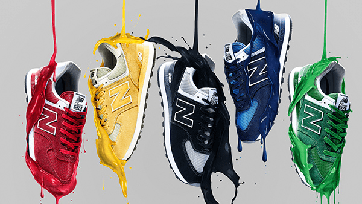 Bunt, bunter, New Balance 574: Einfarbig und schön