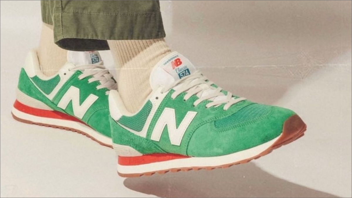 Der New Balance 574: für die Tartanbahn und die Straße gemacht