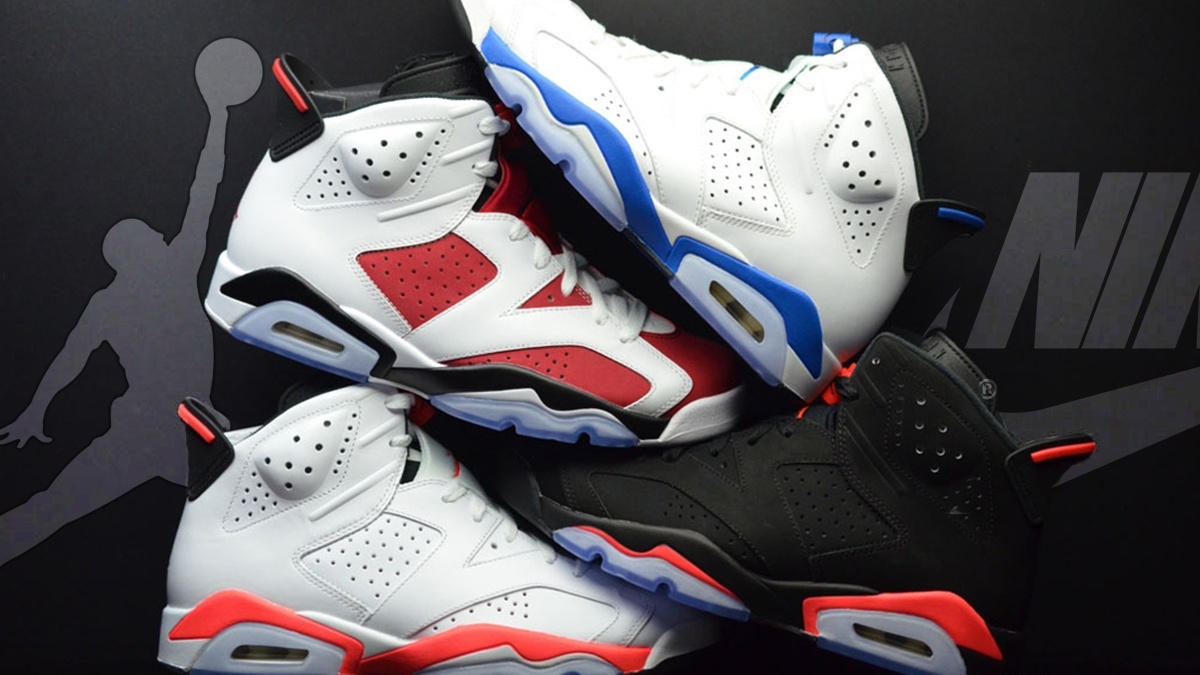 Die fünf legendären OG Colorways des Air Jordan 6