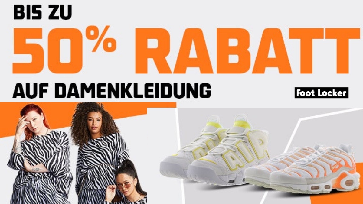 50% auf WMNS Styles bei Foot Locker