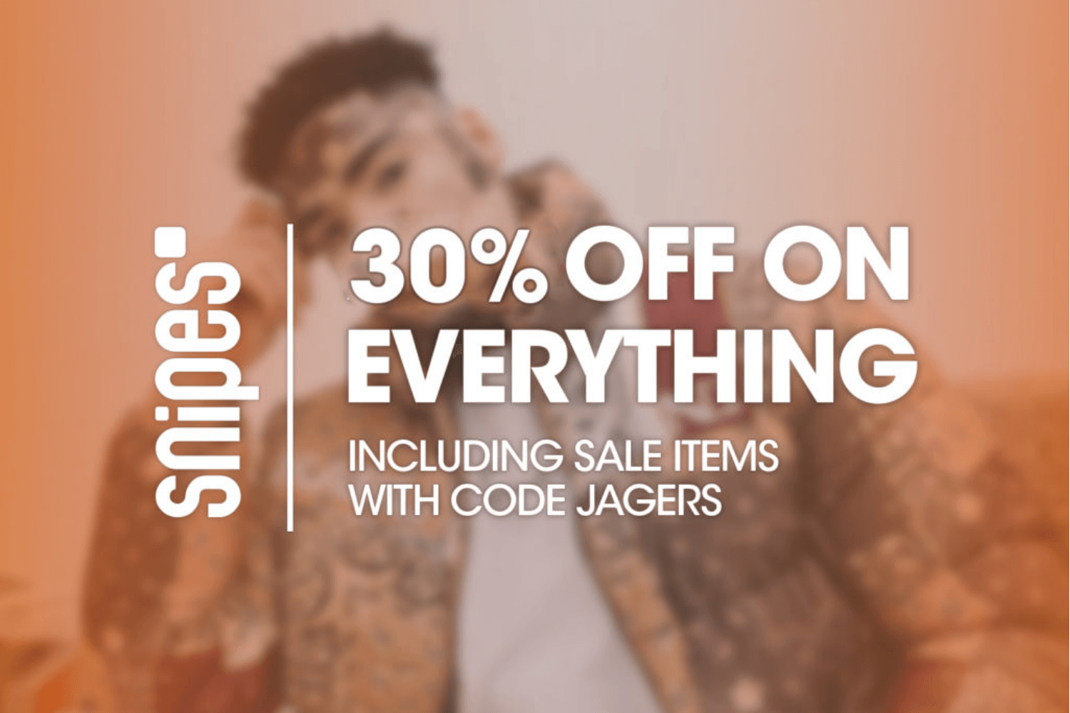 Nur für kurze Zeit: 30% auf alles bei Snipes