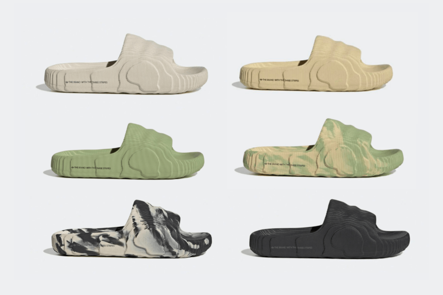 Die neue adidas Adilette 2022 bekommt weitere Colorways
