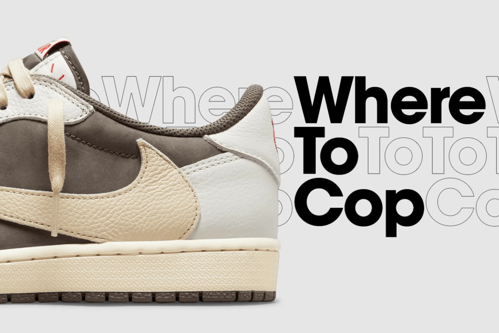 Where to Cop: Travis Scott x Air Jordan 1 OG Low 'Reverse Mocha'