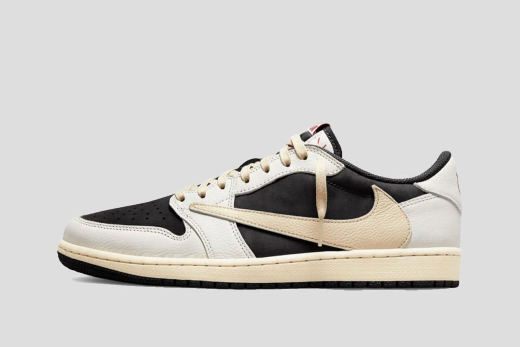 Wird es einen Travis Scott x Air Jordan 1 Low 'Sail Black' geben?