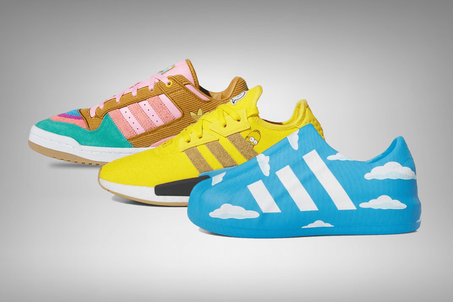 Das neue Simpsons x adidas Pack kommt mit drei neuen Designs