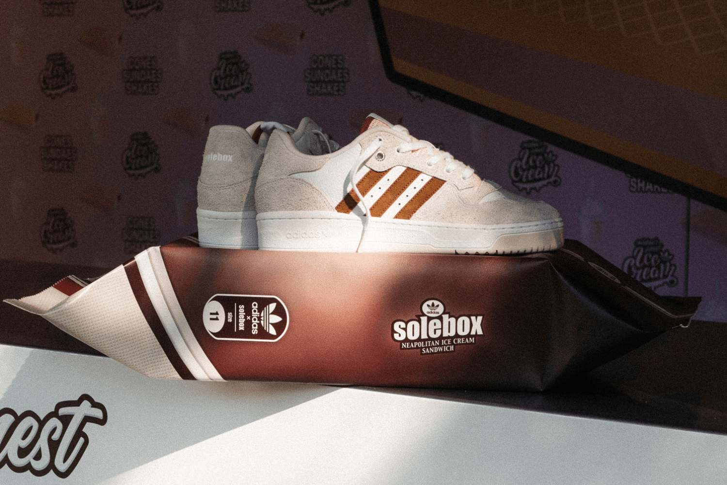 solebox und adidas verwandeln den Rivalry Low in ein 'Neapolitan Ice Cream Sandwich'