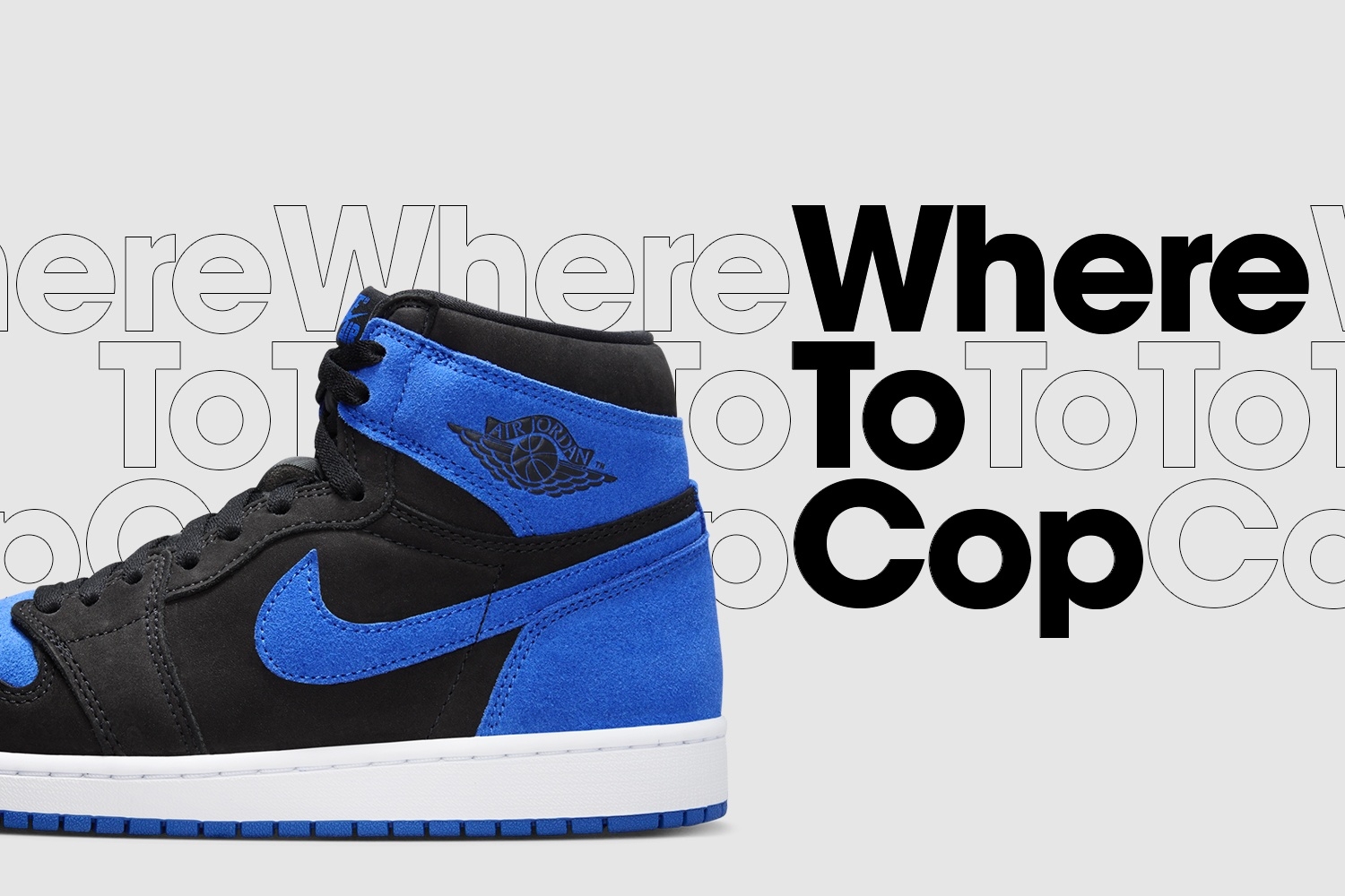 Where to cop: der Nike Air Jordan 1 Retro High OG 'Royal Reimagined'