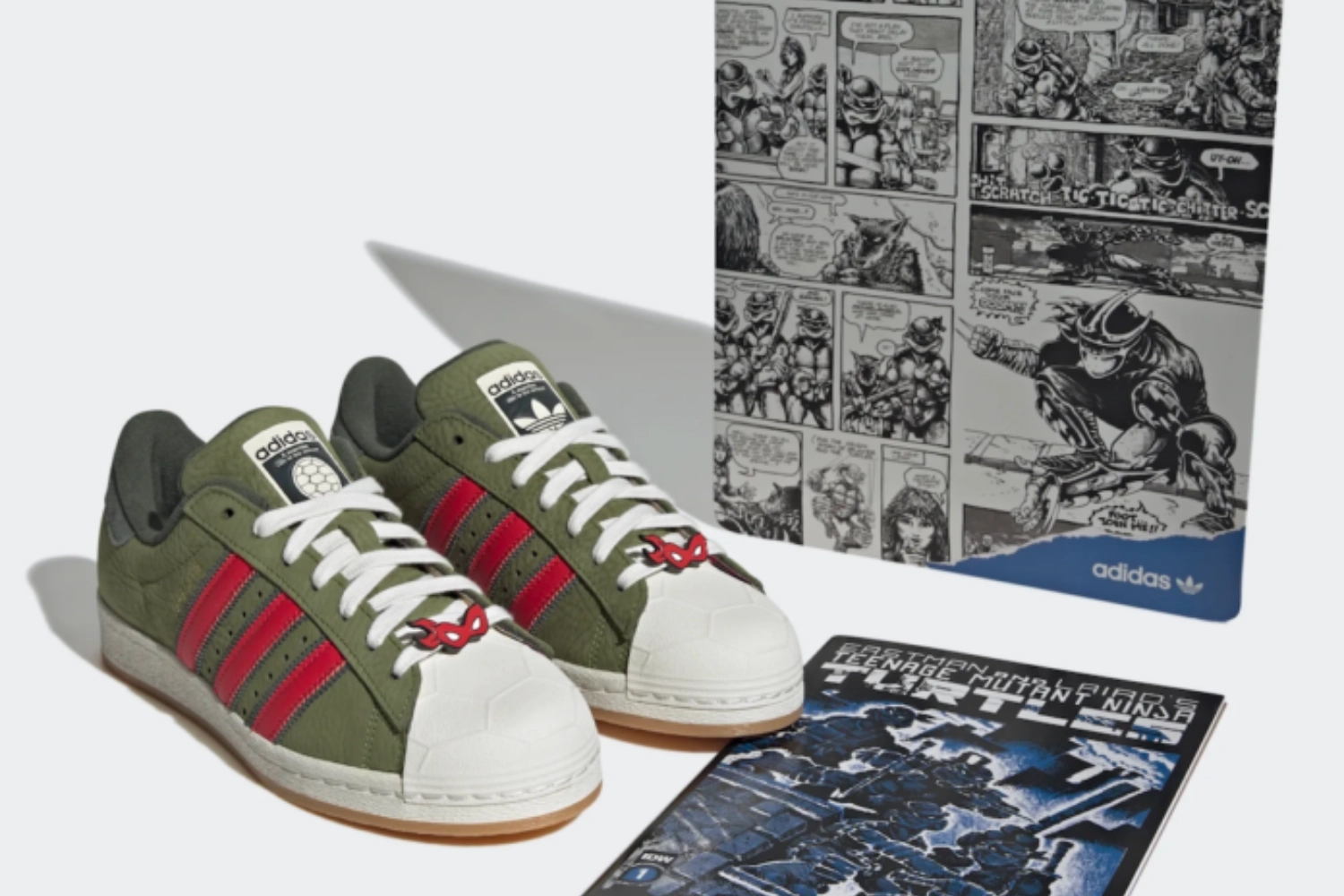 adidas zollt Teenage Mutant Ninja Turtles mit Superstar 'Shelltoe' Kollektion Tribut