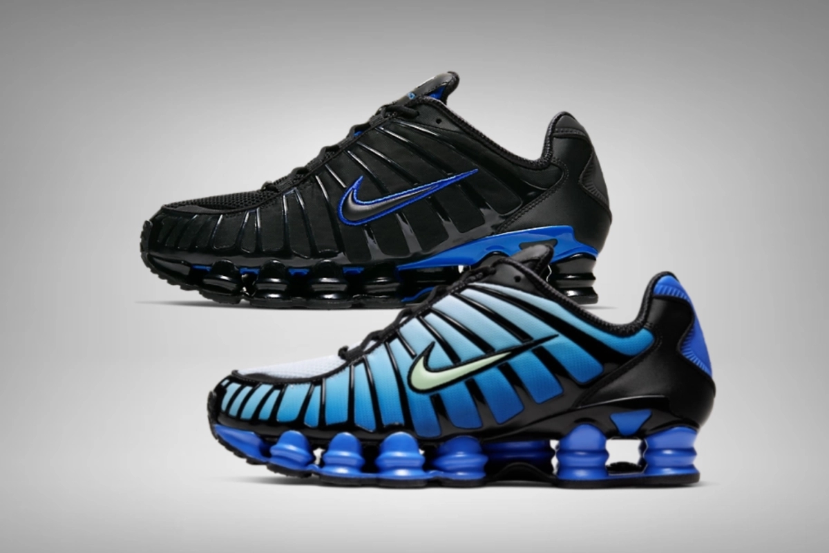 Out now: die Nike Shox TL 'Racer Blue' & 'Black Racer Blue'