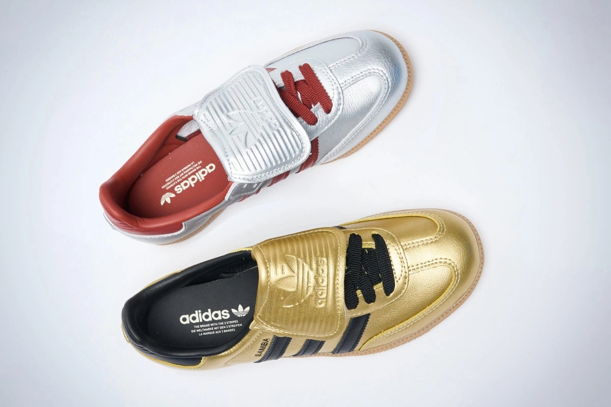 Ein Blick auf das adidas Samba LT 'Metallic' Pack – glänzendes Revival der Y2K-Ästhetik