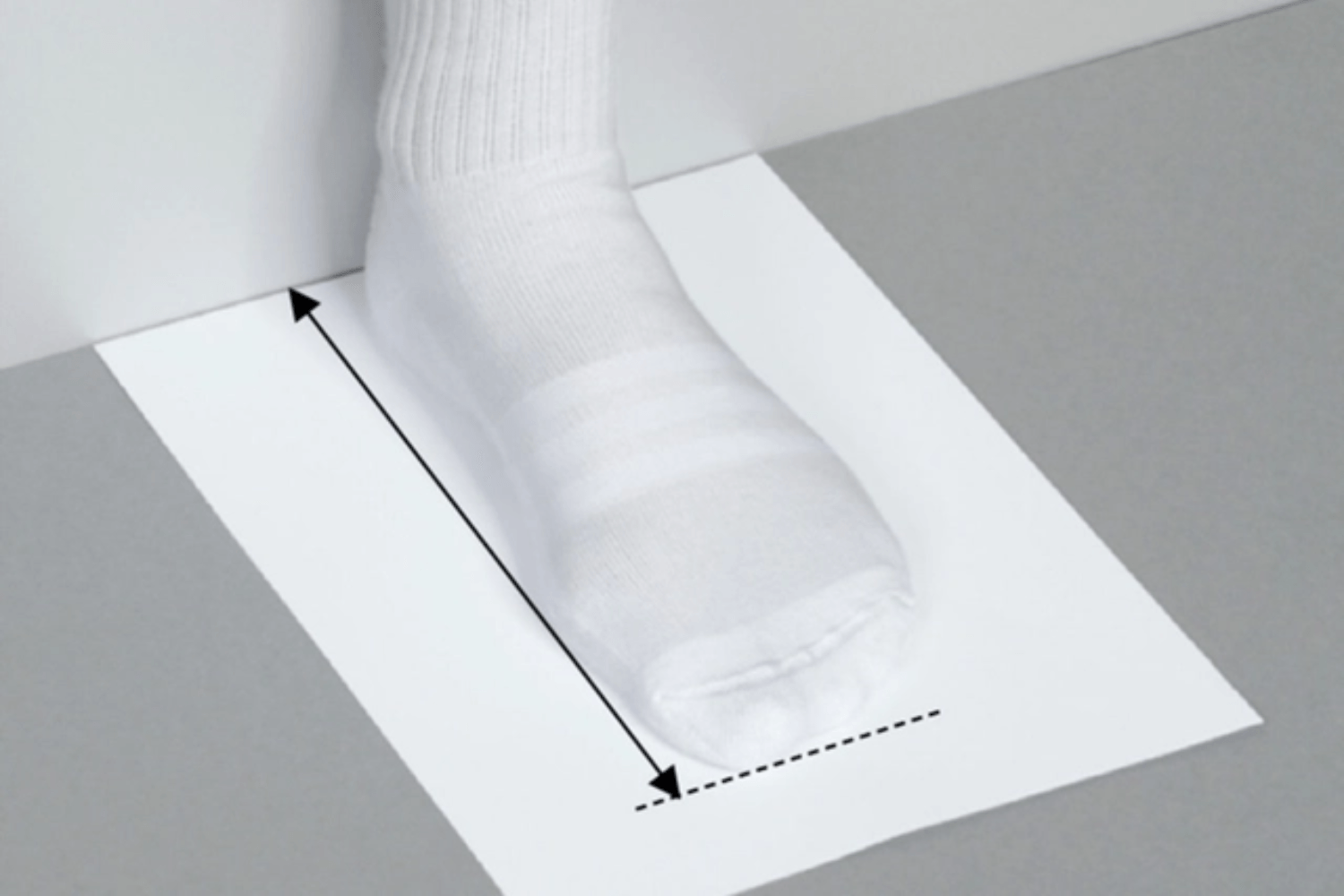 Die durchschnittliche Schuhgröße von Männern wird berechnet