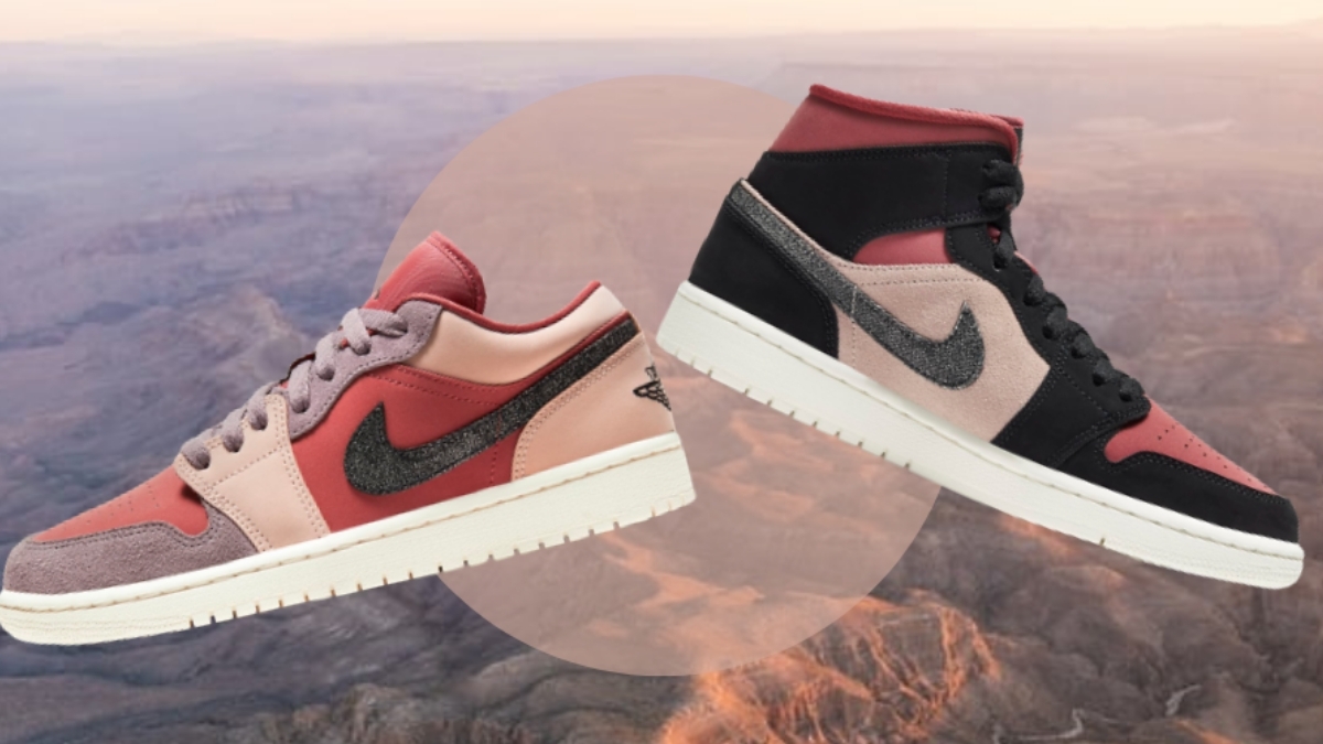 The Air Jordan 1 'Canyon Rust' Pack features colorful colorways