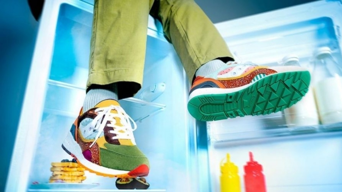 The Saucony Shadow 6000 gets a 'Food Fight' colorway