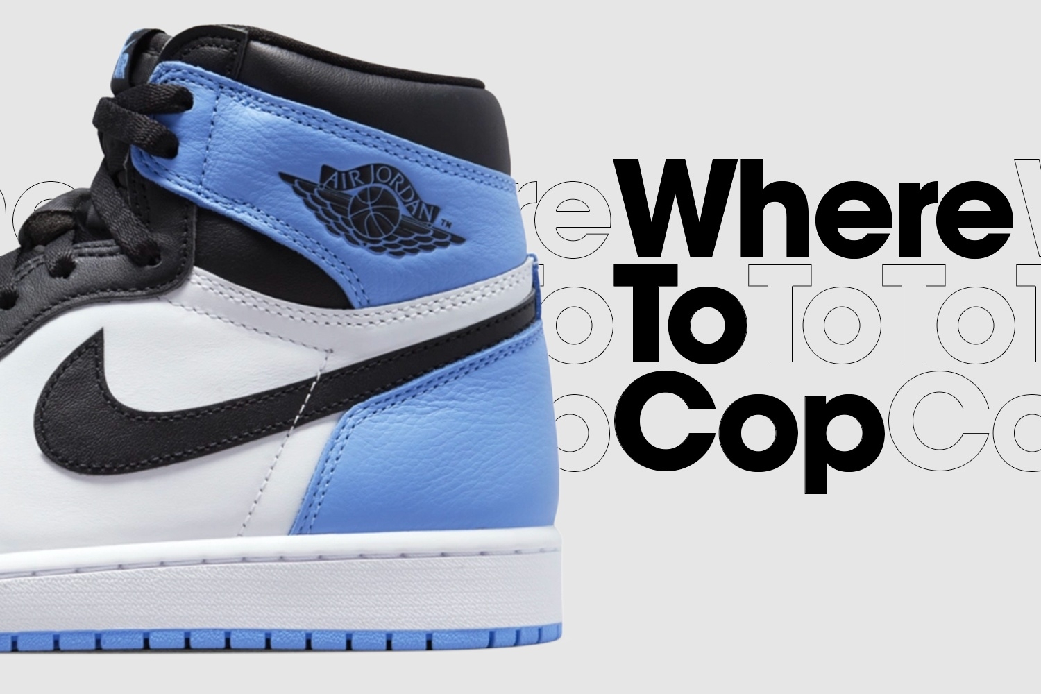 Where to cop: Air Jordan 1 Retro High OG 'UNC Toe'