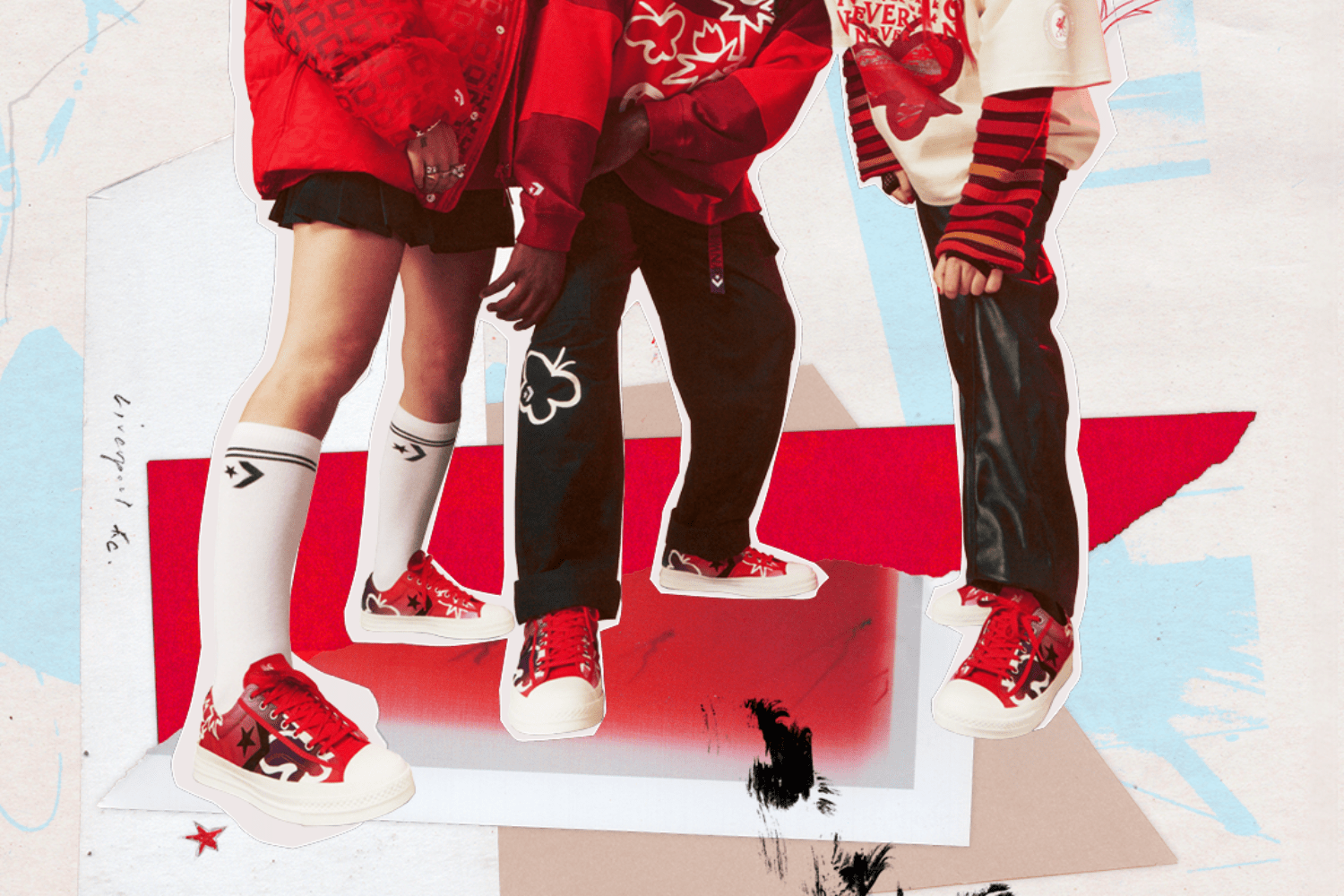 This is the limited-edition Liverpool FC x Converse collection