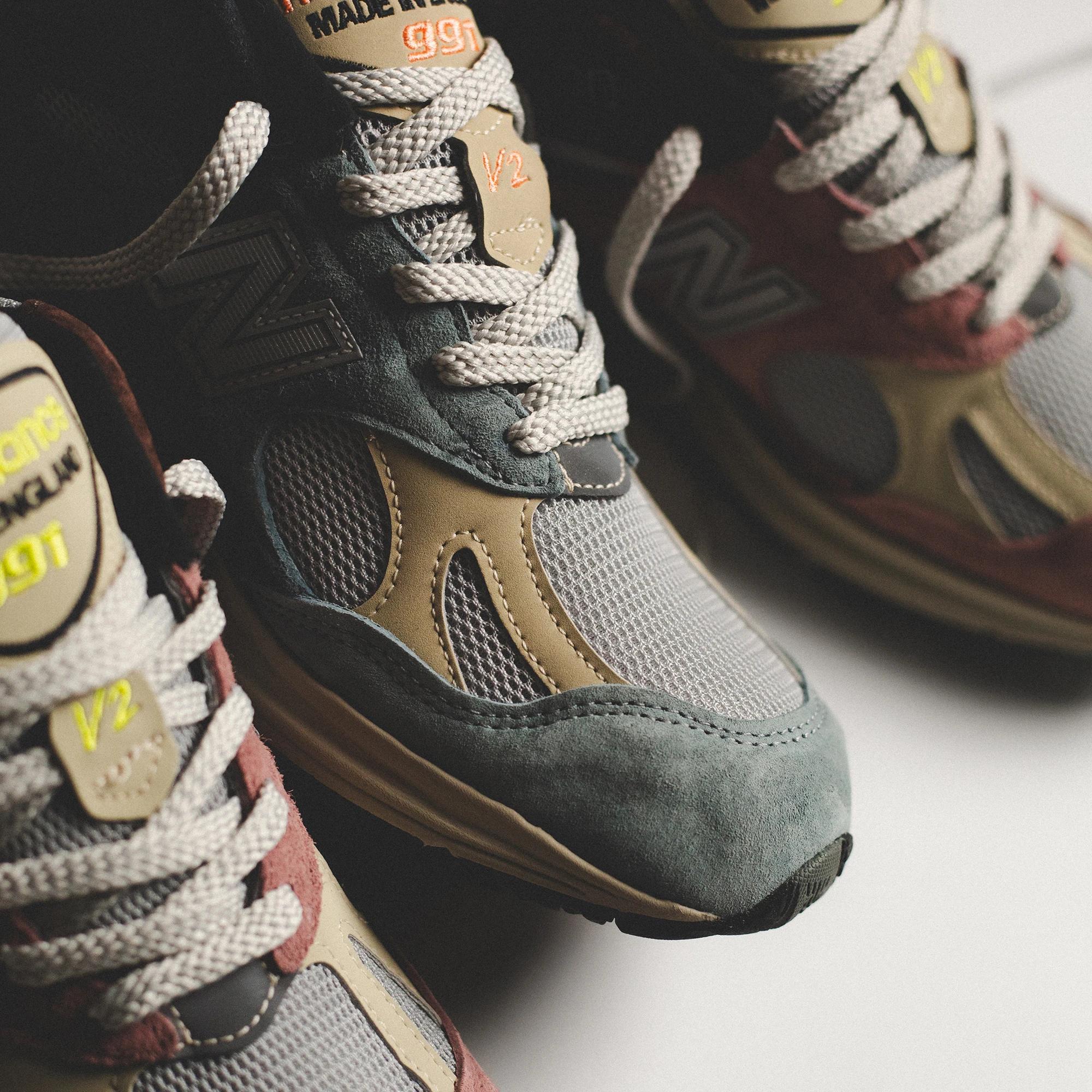 New Balance 991v2 toe box