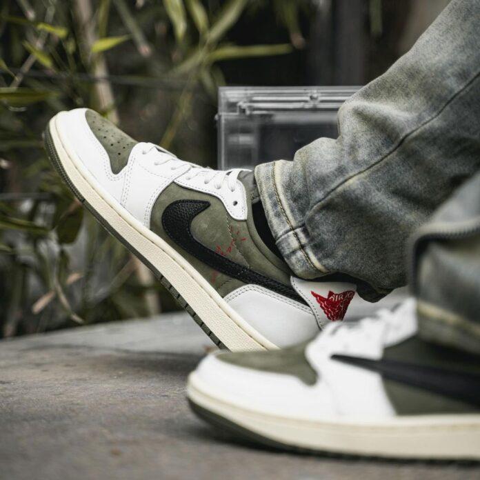 Travis Scott x Air Jordan 1 Low OG 'Reverse Olive'