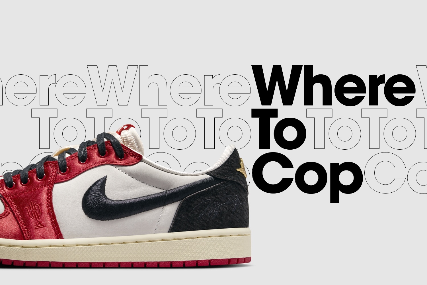Where To Cop: Trophy Room x Air Jordan 1 Low OG