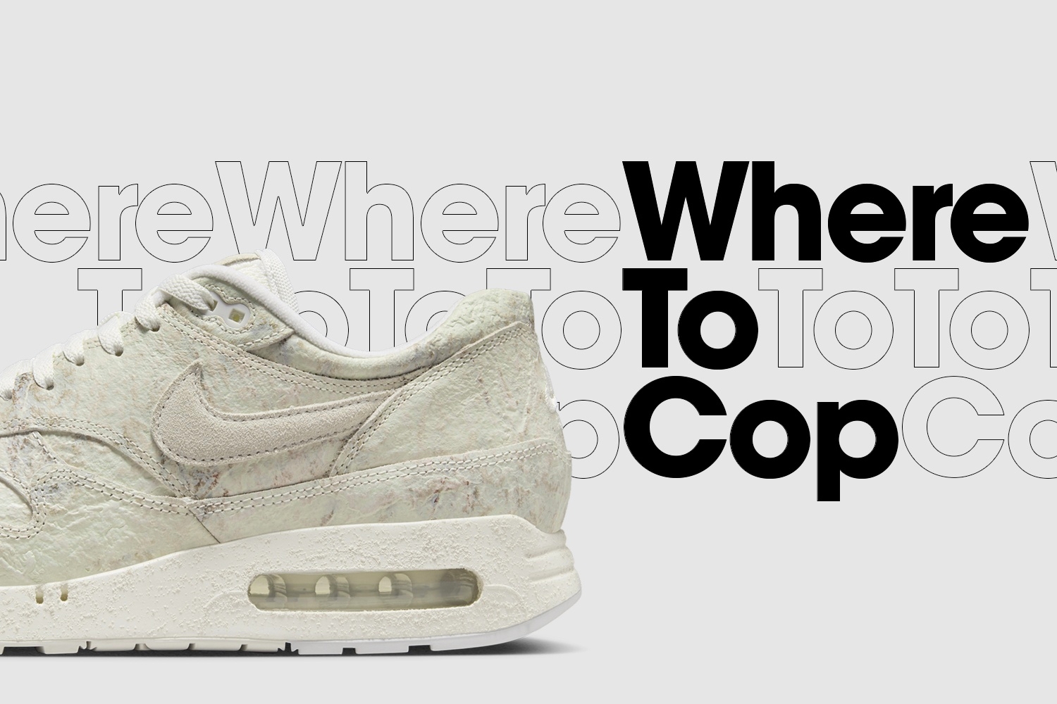 Where To Cop: Nike Air Max 1 ’86 OG 'Museum Masterpiece'