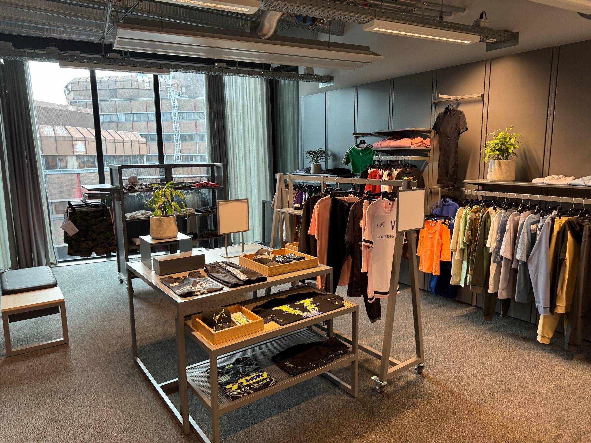 Clothing in EMEA headquarters Foot Locker