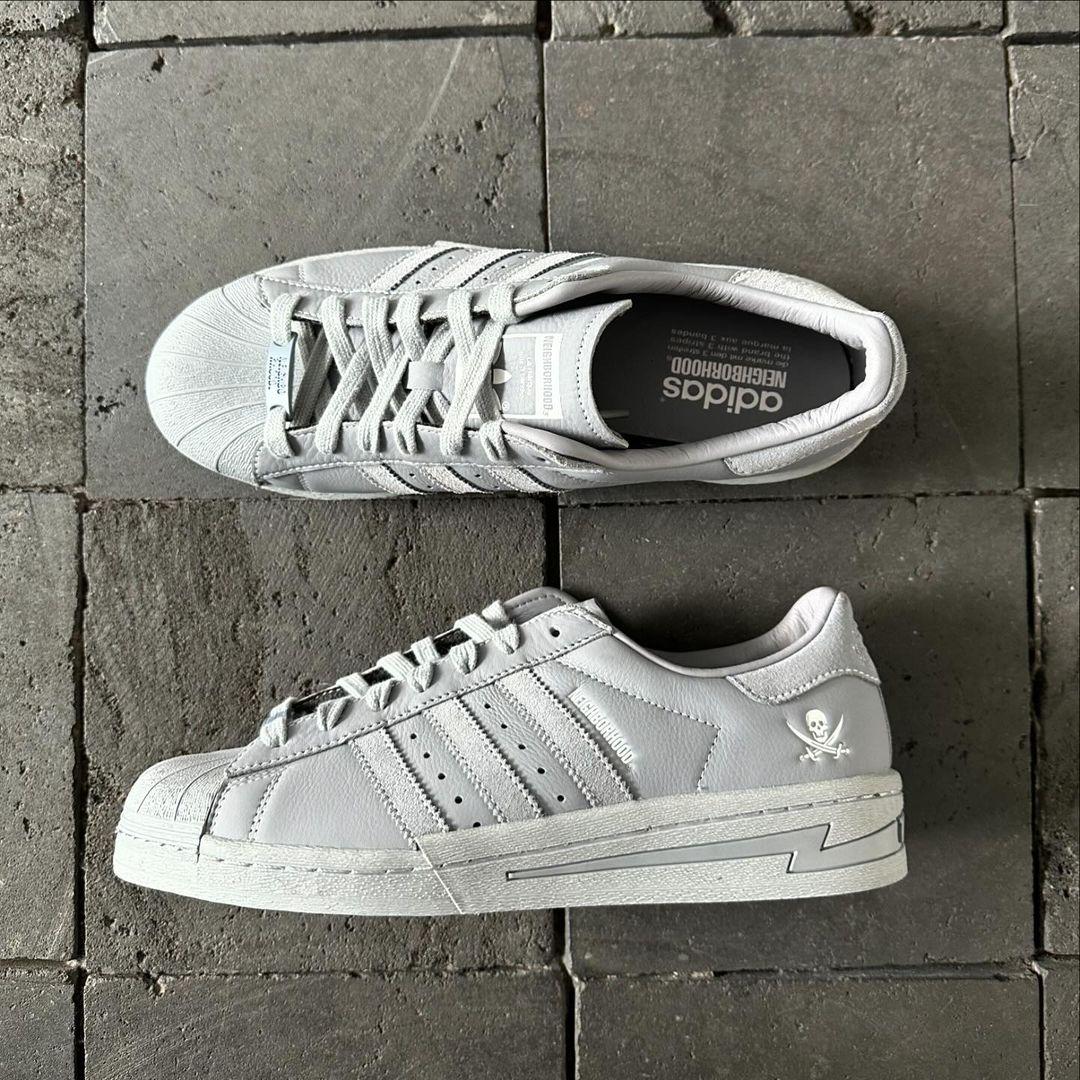 NEIGHBORHOOD x adidas Superstar 'Cement Grey'