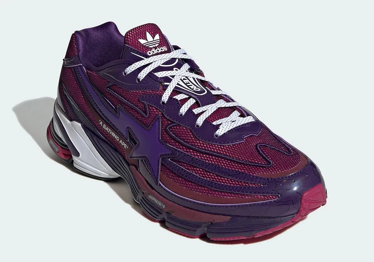 bape adidas orketro burgundy purple