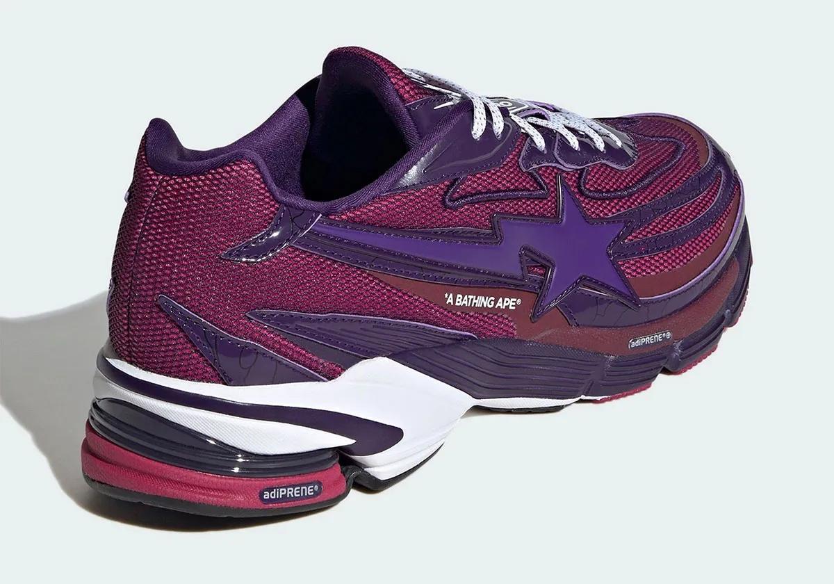 bape adidas orketro burgundy purple