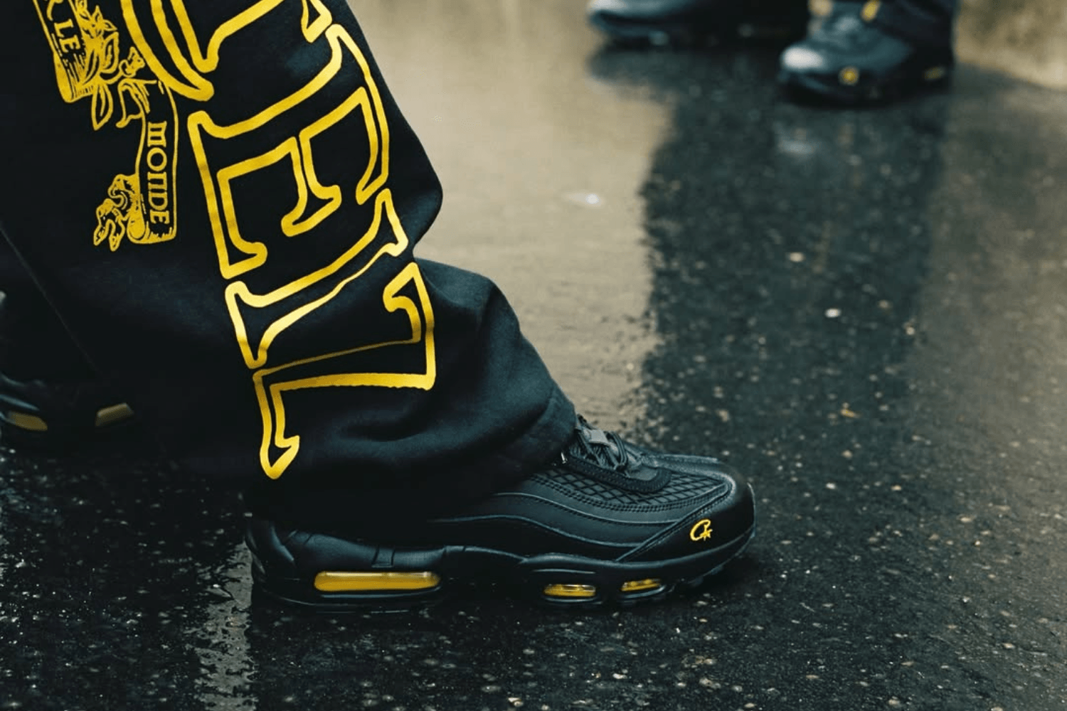 Release reminder: Corteiz x Nike Air Max 95 'Honey Black'