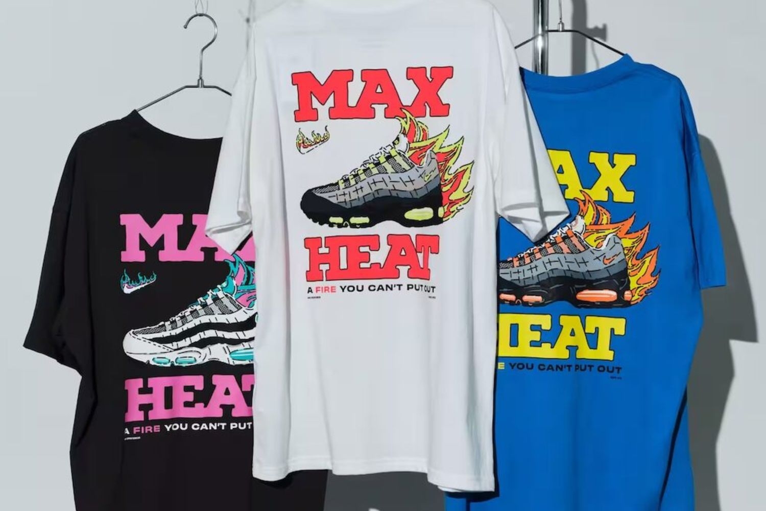 Nike Heats Things Up with a Fiery Trio of Air Max 95 OG Tees