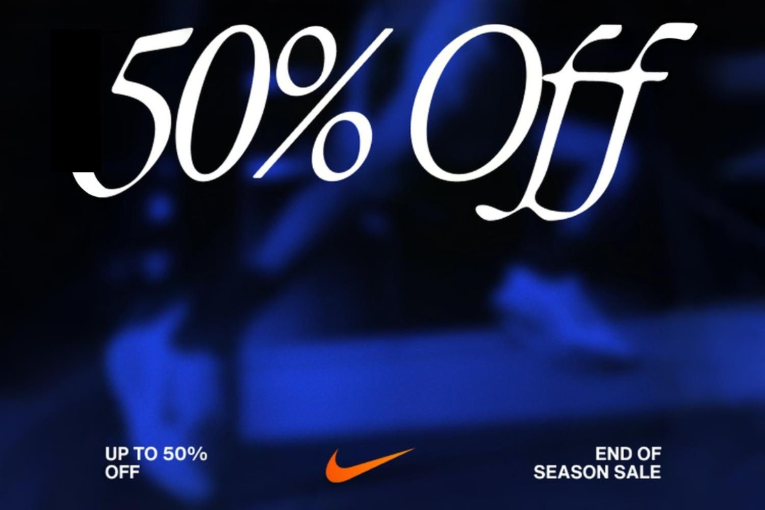 Get up to 50% off in the Nike End of Season Sale