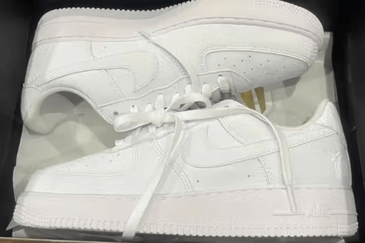 The Mamba Mentality Hits the AF1 in 'Triple White'