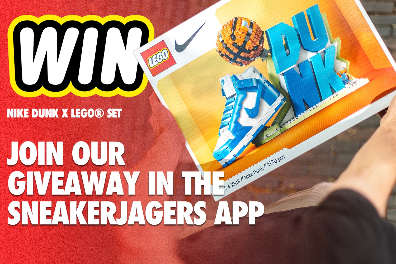 Sneakerjagers Giveaway: Win the Nike Dunk x LEGO® Set
