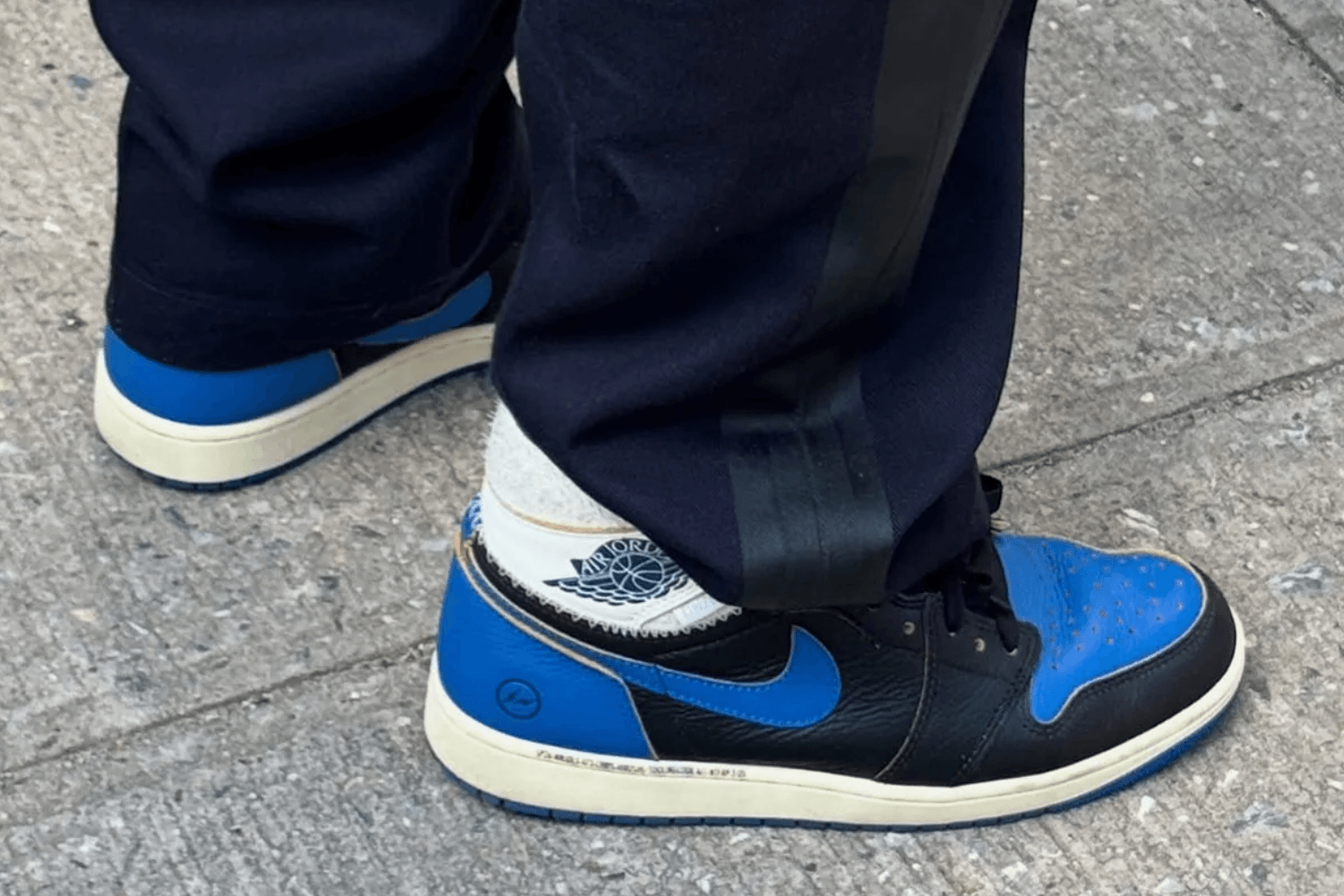 Hiroshi Fujiwara Spotted In the Union LA x fragment design x Air Jordan 1 High OG