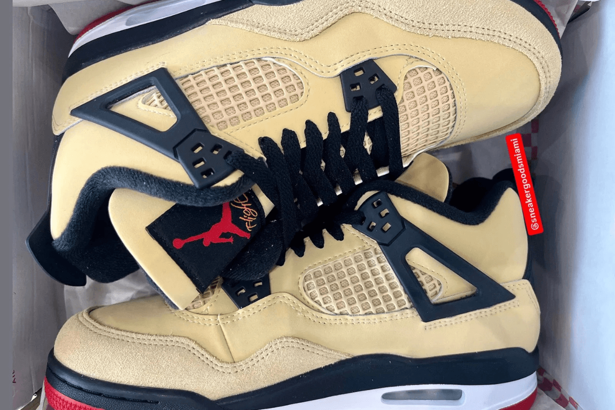 Air Jordan 4 Serves Up a Pizza-Inspired Look for Kids