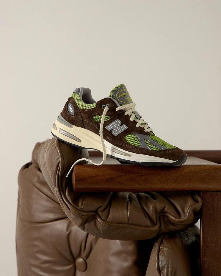 Danielle Cathari x New Balance 991v2 Reverse Matcha