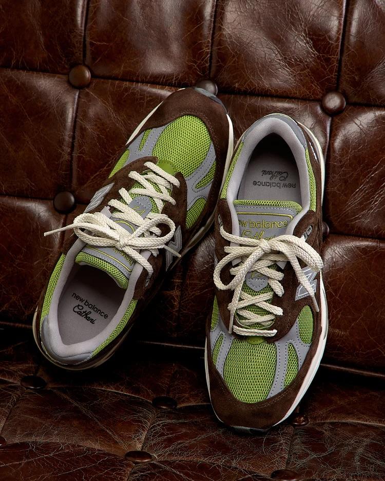 Danielle Cathari x New Balance 991v2 Reverse Matcha