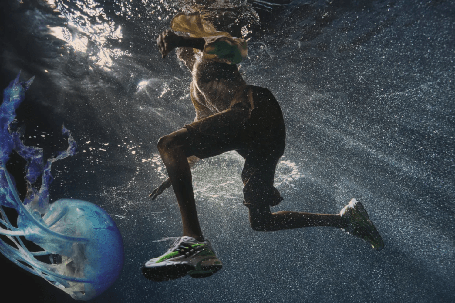 Pharrell Williams' adidas VIRGINIA Jellyfish Arrices in Colorways 'Green' and 'Grey'