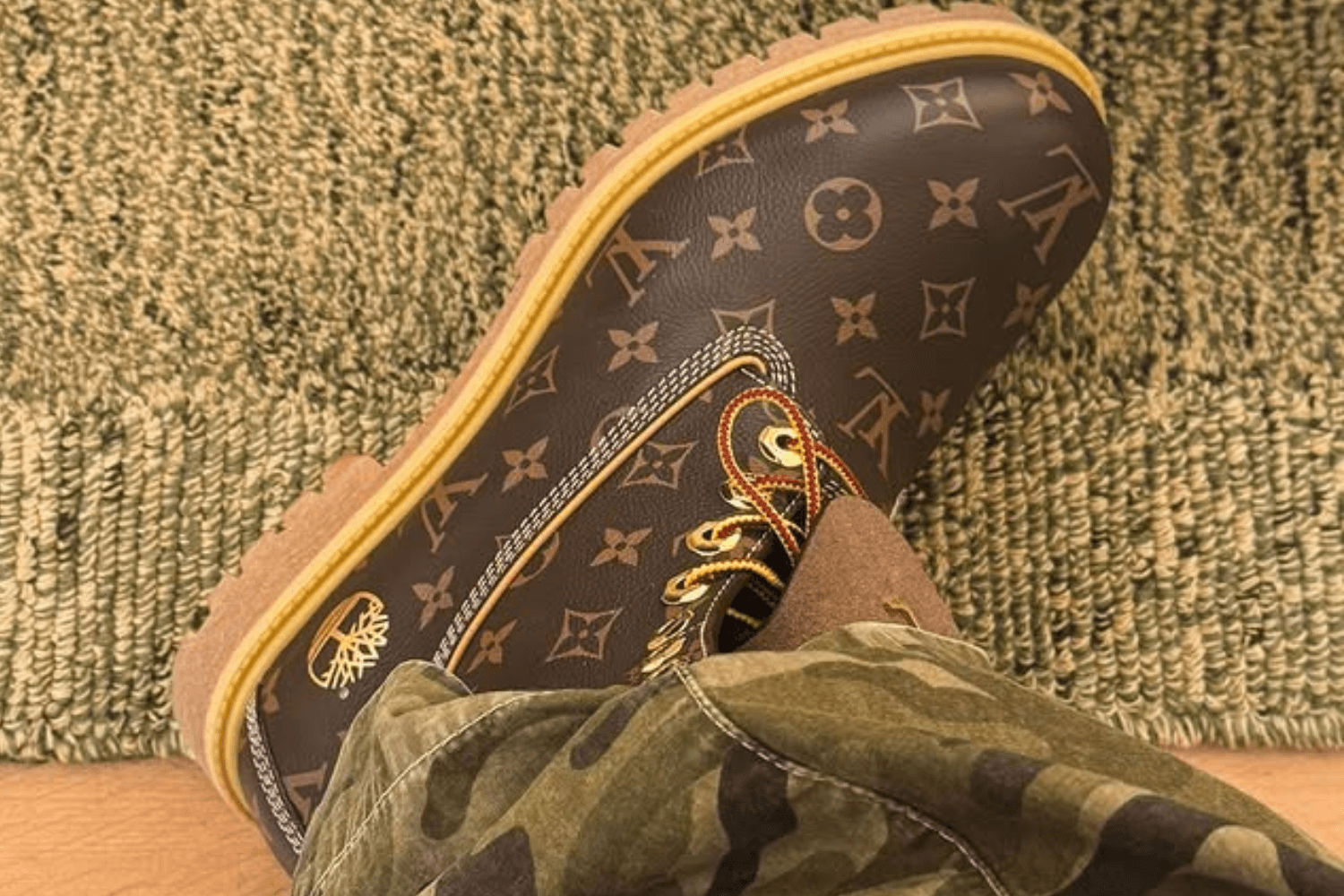 This Exclusive Louis Vuitton x Timberland Boot Is Valued at $85,000