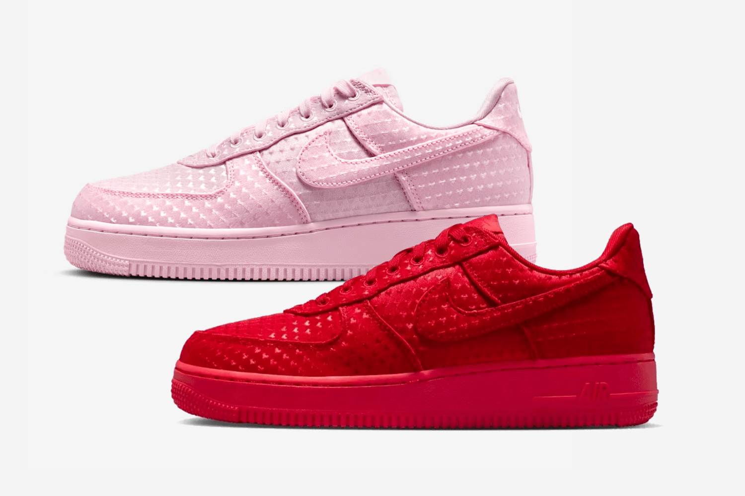 Nike Air Force 1 Low 'Valentine’s Day' Arrives in Pink and Red Colorways