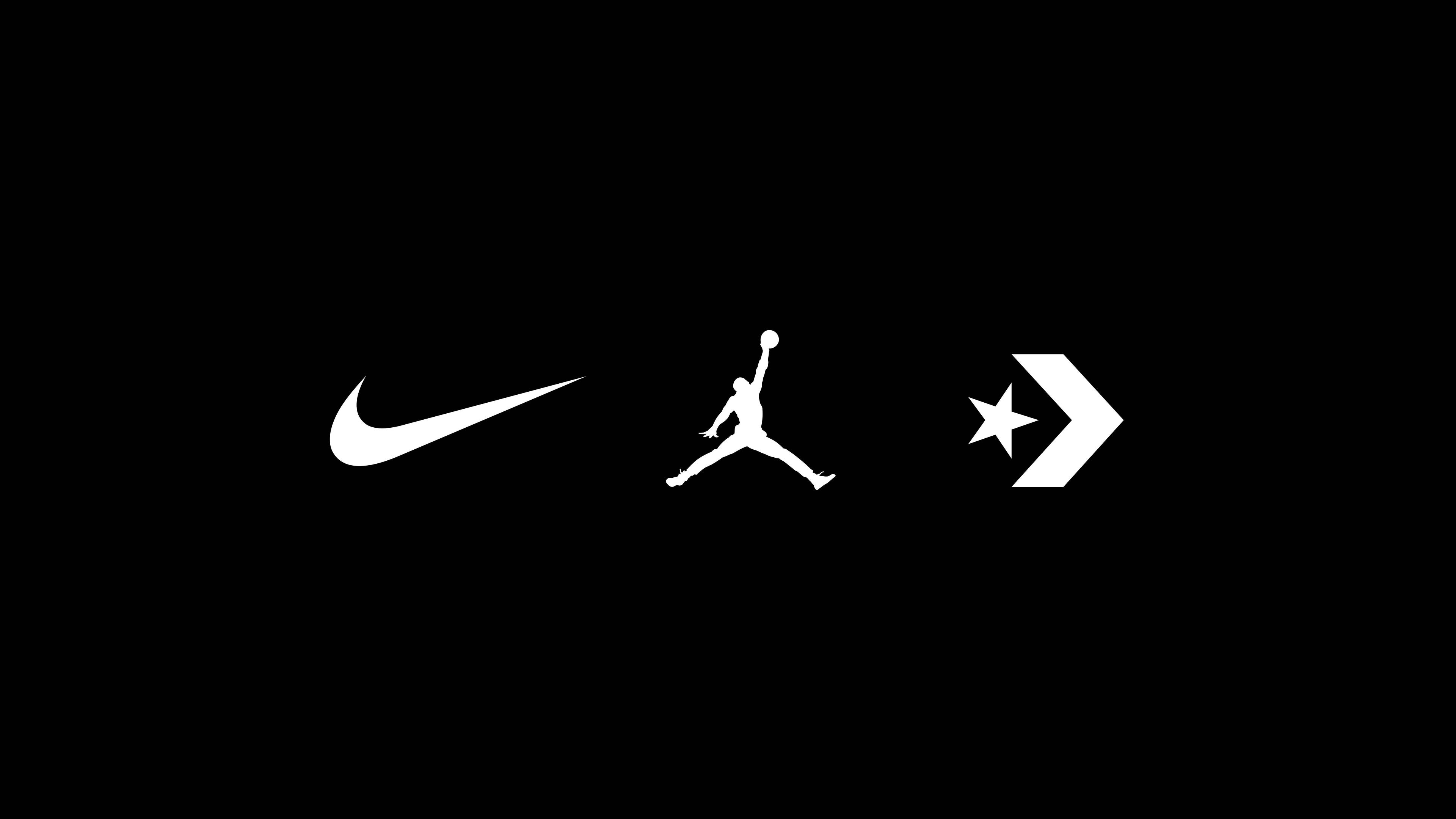 nike jordan and converse logos