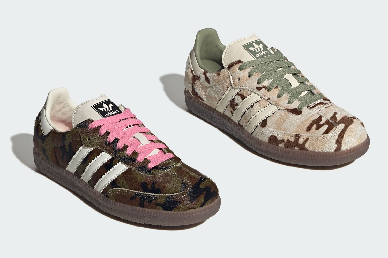 adidas geeft de Samba een camo pony hair-jasje
