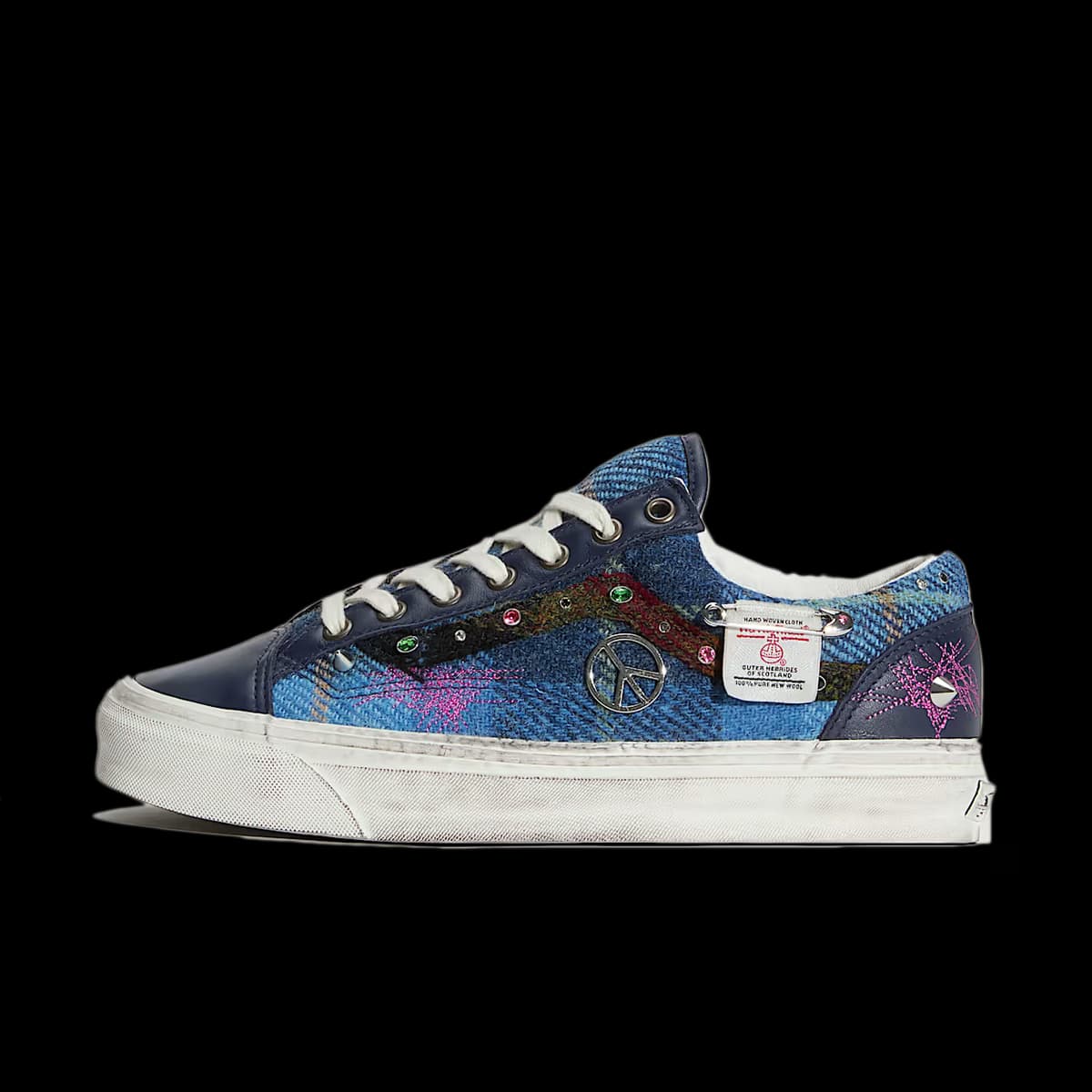 Vans Premium Old Skool 36 'Blue' - Harris Tweed