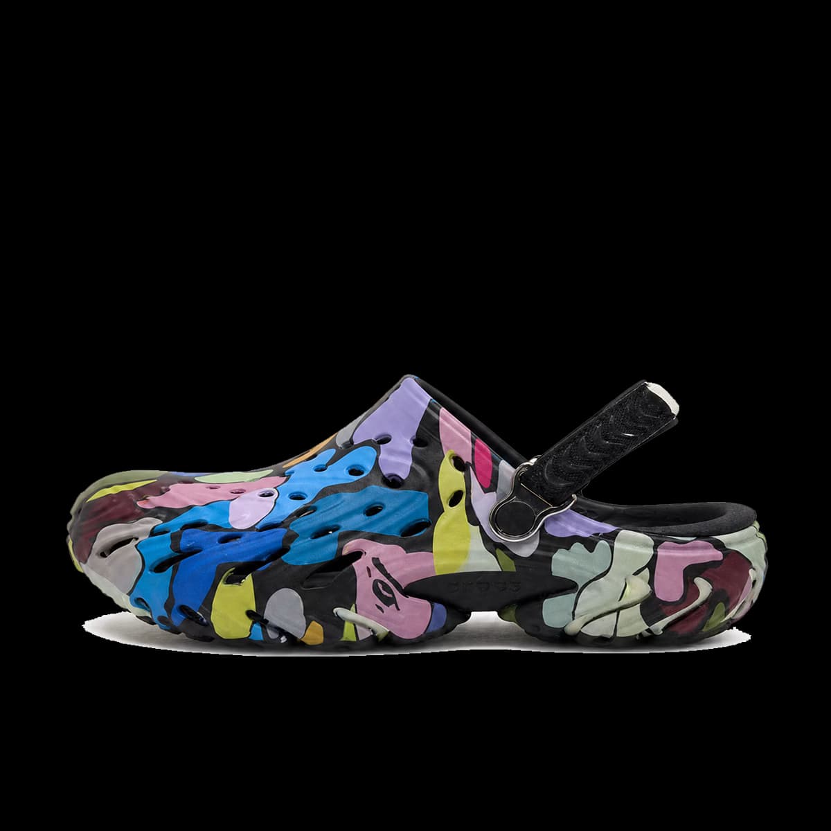 BAPE®︎ x Crocs Echo 2 Clog 'Rainbow Camo Black'
